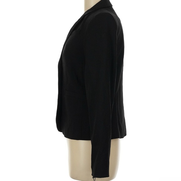 Calvin Klein Black Tailored Blazer with Notched Lapels NWOT - Picture 4 of 12